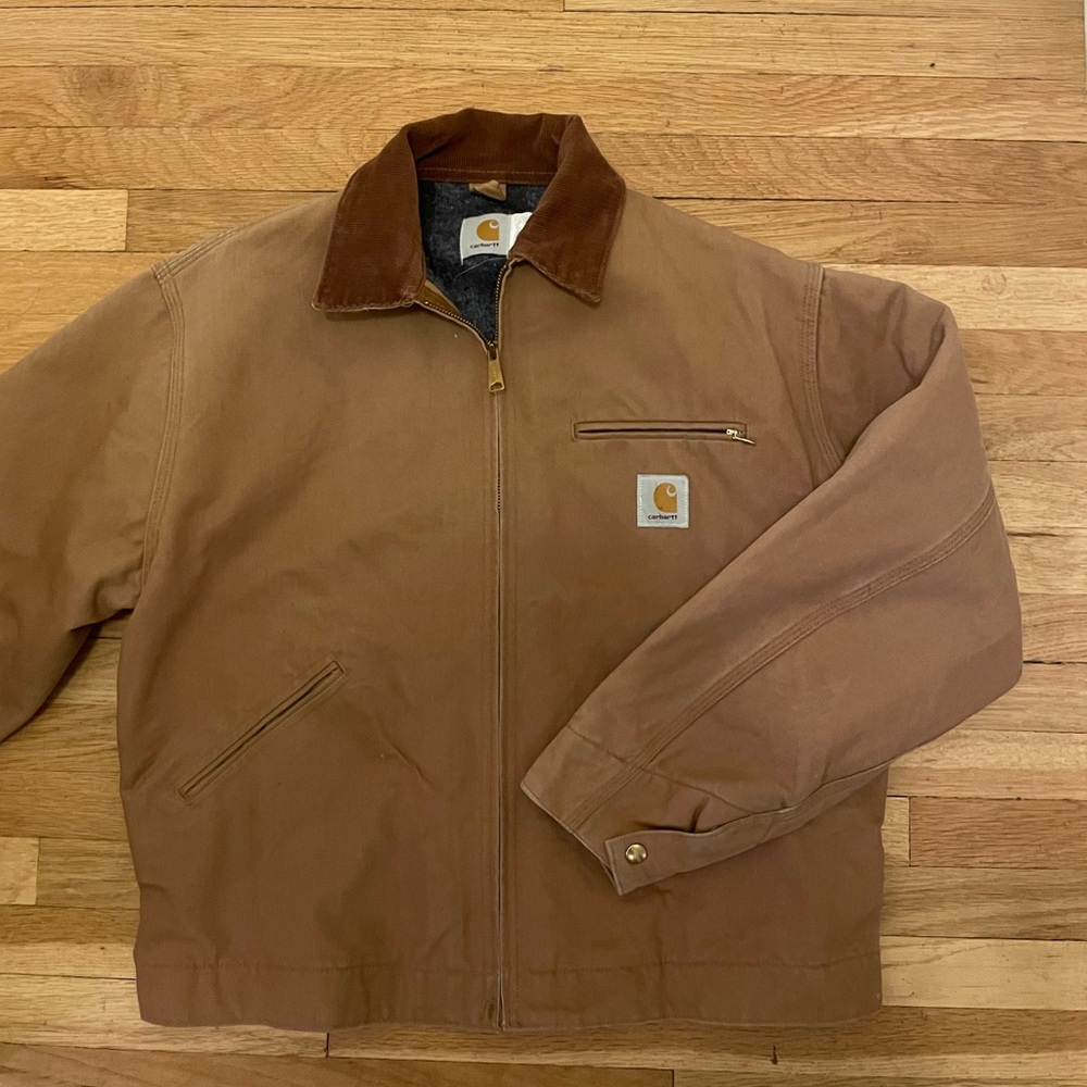 Vintage Carhartt 6BLJ Detroit Blanket Lined Work Jacket, Size 44